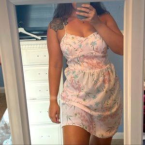 Summer brunch dress, corset top.